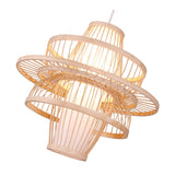 Pendant Light LED Hanging Lamp Home Decoration with Bamboo Lampshade 111‑240V for Ceiling Office In Australia - Darrahopens