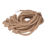 Hemp Rope Pendant Light 8 Heads E27 E26 Lampholder 6.5ft Retro Hanging Light Kit for Bar Restaurant Home 100‑240V In Australia - Darrahopens