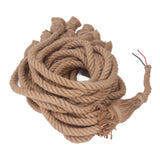 Hemp Rope Pendant Light 8 Heads E27 E26 Lampholder 6.5ft Retro Hanging Light Kit for Bar Restaurant Home 100‑240V In Australia - Darrahopens