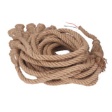 Hemp Rope Pendant Light 8 Heads E27 E26 Lampholder 6.5ft Retro Hanging Light Kit for Bar Restaurant Home 100‑240V
