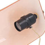 Bankers Desk Lamp Traditional Rustic Glass and Iron Desk Lamp with Pull Chain Switch In Australia - Darrahopens