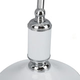 Bankers Table Lamp White Glass Vintage Style Desk Lamp with Retro Pull Chain Switch Reading Table Lamp In Australia - Darrahopens
