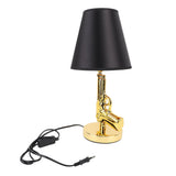 Bedside Table Lamp Modern LED Decorative Button Switch Nightstand Reading Lamp for Bedroom Office Living Room