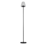 Solar Floor Lamp Waterproof Rechargeable Dimmable Warm White RGB LED Solar Powered Outdoor Lamp with Light Sensor for Balcony Patio Garden