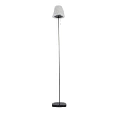 Solar Floor Lamp Waterproof Rechargeable Dimmable Warm White RGB LED Solar Powered Outdoor Lamp with Light Sensor for Balcony Patio Garden