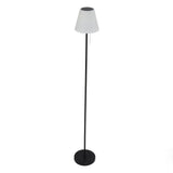 Solar Floor Lamp Waterproof Rechargeable Dimmable Warm White RGB LED Solar Powered Outdoor Lamp with Light Sensor for Balcony Patio Garden
