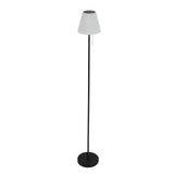 Solar Floor Lamp Waterproof Rechargeable Dimmable Warm White RGB LED Solar Powered Outdoor Lamp with Light Sensor for Balcony Patio Garden