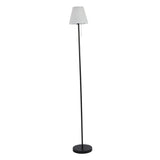 Solar Floor Lamp Waterproof Rechargeable Dimmable Warm White RGB LED Solar Powered Outdoor Lamp with Light Sensor for Balcony Patio Garden