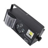4 IN 1 DJ Lights Sound Activated DMX Control RGBW GOBO Pattern Beam Strobe Party Light for Party Wedding Christmas