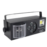 4 IN 1 DJ Lights Sound Activated DMX Control RGBW GOBO Pattern Beam Strobe Party Light for Party Wedding Christmas