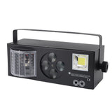 4 IN 1 DJ Lights Sound Activated DMX Control RGBW GOBO Pattern Beam Strobe Party Light for Party Wedding Christmas