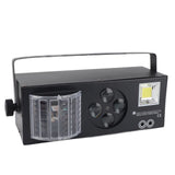 4 IN 1 DJ Lights Sound Activated DMX Control RGBW GOBO Pattern Beam Strobe Party Light for Party Wedding Christmas
