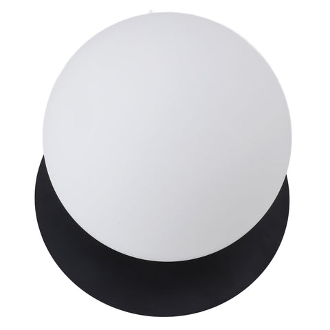 White Glass Globe Ceiling Light 18cm Diameter G9 Base Globe Shape Ceiling Lamp for Hallway Entrance 85‑265V In Australia - Darrahopens