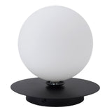 White Glass Globe Ceiling Light 18cm Diameter G9 Base Globe Shape Ceiling Lamp for Hallway Entrance 85‑265V