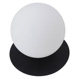 White Glass Globe Ceiling Light 18cm Diameter G9 Base Globe Shape Ceiling Lamp for Hallway Entrance 85‑265V
