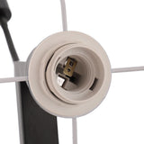 Bedside Wall Lamp LED Black Iron Electroplating Hardwired with Linen Lampshade Bedroom Wall Sconce for Living Room Hotel Corridor