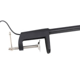 UV LED Desk Light Nail Lash Lamp with Flexible Gooseneck Clamp Foot Pedal Control Portable Glue Curing Lamp for Beauty Salon