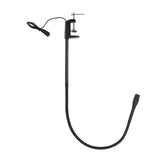 Lash Extension UV Lamp Gooseneck LED Adjustable Spot Size with Clamp Foot Pedal Switch UV Nail Light for Gel Curing