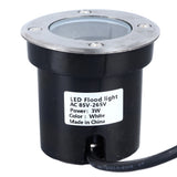 10pcs In Ground Light IP65 Waterproof Recessed LED Ground Lamp for Garden Lawn Deck 85‑265V Warm Light