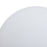 Table Lamp Ball Lampshade Modern Glass Nightstand Light Shade with Metal Base for G9 Bulb for Bedroom