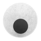 Wall Lamp Modern LED Resin Round Moon Eclipse Warm Lighting Eye Caring Wall Sconce for Bedroom Living Room