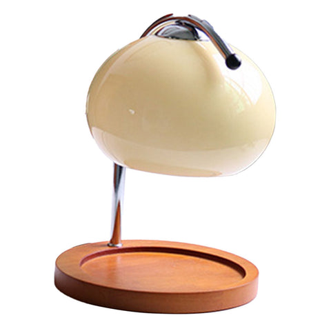Candle Warmer Lamp Dimmable Retro Decorative Aromatherapy Candle Melter Melting Lamp for Bedroom Study Round Plate Beige In Australia - Darrahopens