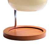 Candle Warmer Lamp Dimmable Retro Decorative Aromatherapy Candle Melter Melting Lamp for Bedroom Study Round Plate Beige
