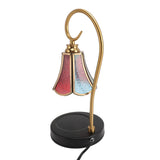 Candle Warmer Lamp Dimmable Smokeless Timing Decorative Candle Wax Melting Light with 2 Bulbs for Bedroom