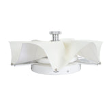 Flower Shape Wall Lamp Touch Switch Dustproof Lampshade Warm Light Modern Wall Sconces for Living Room Bathroom Hallway