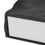 Wall Sconce Modern Mini Resin Plaster Warm Light Hardwired Minimalist Square Pleated Wall Lamp for Living Room Bedroom Stairs Corridors 100‑240V