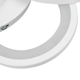 Modern LED Ceiling Light 4 Rings 3 Color Dimmable Acrylic Ceiling Light Fixtures 38W Modern Chandelier for Living Room Bedroom Kitchen 4 Rings White 3 Color Dimming In Australia - Darrahopens