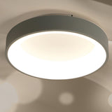 Bedroom Ceiling Light Flush Mount Dimmable LED Modern Simple Warm Romantic Lamp 100‑265V Gray 40cm