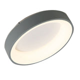 Bedroom Ceiling Light Flush Mount Dimmable LED Modern Simple Warm Romantic Lamp 100‑265V Gray 50cm