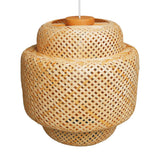 Farmhouse Pendant Light E27 Chinese Wood Woven Lantern Hanging Ceiling Light Fixture for Home Hotel Tea Room 85 to 265V
