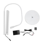 UV Lamp for Eyelash Extension with Foot Pedal Switch Flexible Gooseneck 1 To 3S Fast Curing 395‑400nm UV Lash Light for Salon Nail DIY US Plug