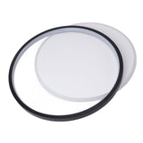 Modern LED Ceiling Light Dimmable Round Flush Mount Lighting Fixture Ceiling Lamp with Remote Control for Bedroom Living Room 100 to 265V