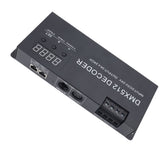 DMX Decoder 24 Channel Digital Display Dimming Driver LED DMX512 Controller for RGB Strip Light DC 5‑24V