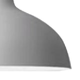 Modern Pendant Light Fixture Iron Japanese Style Hanging Ceiling Lamp for Kitchen Island Dining Room Bar Office White 35x19cm/13.8x7.5in
