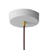 Modern Pendant Light Fixture Iron Japanese Style Hanging Ceiling Lamp for Kitchen Island Dining Room Bar Office White 35x19cm/13.8x7.5in