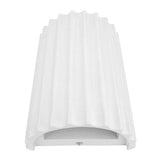 Modern Wall Sconce Light Fixture Minimalist Half Cylinder Desgin Green Wall Mounted Lamp for G9 BulbsBedroom Hallway White