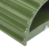 Modern Wall Sconce Light Fixture Minimalist Half Cylinder Desgin Green Wall Mounted Lamp for G9 BulbsBedroom Hallway Green