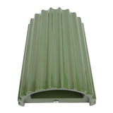 Modern Wall Sconce Light Fixture Minimalist Half Cylinder Desgin Green Wall Mounted Lamp for G9 BulbsBedroom Hallway Green