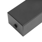 Modern LED Wall Lights 3 Color Temperature Minimalist Black Wall Light Fixtures Sconce for Bathroom Bedroom Living Room 100cm/39.4in