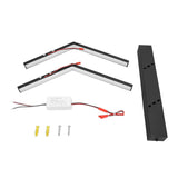 Modern LED Wall Lights 3 Color Temperature Minimalist Black Wall Light Fixtures Sconce for Bathroom Bedroom Living Room 100cm/39.4in In Australia - Darrahopens