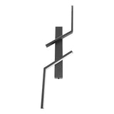 Modern LED Wall Lights 3 Color Temperature Minimalist Black Wall Light Fixtures Sconce for Bathroom Bedroom Living Room 100cm/39.4in