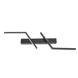 Modern LED Wall Lights 3 Color Temperature Minimalist Black Wall Light Fixtures Sconce for Bathroom Bedroom Living Room 100cm/39.4in