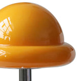 Bedside Table Lamp USB 3 Color Dimmable Cute Creative Mushroom Desk Lamp for Living Room Bedroom Orange