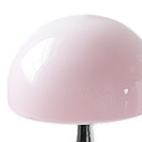 Mushroom Shape Table Lamp Glass Iron Warm Light USB Modern Bedside Nightstand Lamp for Bedroom Living Room Pink In Australia - Darrahopens