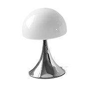 Mushroom Shape Table Lamp Glass Iron Warm Light USB Modern Bedside Nightstand Lamp for Bedroom Living Room White In Australia - Darrahopens