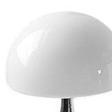 Mushroom Shape Table Lamp Glass Iron Warm Light USB Modern Bedside Nightstand Lamp for Bedroom Living Room White In Australia - Darrahopens